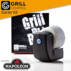 Napoleon Rogue SE 525 Gasgrill - All-black - Grillfürst Edition Inkl. Abdeckhaube - SMART Deal Inkl. Grillfürst Grill Control - Modell 2022 -Napoleon Grill Control Smart Grill Grillsteuerung Napoleon 1