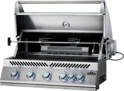 Napoleon 700-Series 38" BIG38 Edelstahl Einbaugrill Inkl. Drehspieß - Modell 2023 -Napoleon Napoleon Einbaugrill 700 Series BIG38 Drehspiess Forken