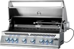 Napoleon 700-Series 44" BIG44 Edelstahl Einbaugrill Inkl. Drehspieß - Modell 2023 -Napoleon Napoleon Einbaugrill BIG44RB Rotisserie rechts teilbar