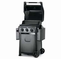 Napoleon Freestyle 365 Gasgrill, Graphit - Modell 2023 - X-DEAL Inkl. Drehspiess -Napoleon Napoleon Freestyle 365 Gasgrill Seite Deckel offen 1