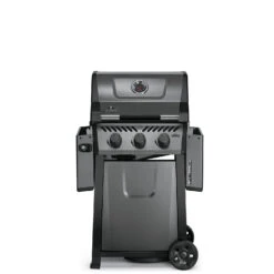 Napoleon Freestyle 365 Gasgrill, Graphit - Modell 2023 - X-DEAL Inkl. Drehspiess -Napoleon Napoleon Freestyle 365 Gasgrill front Seiten abgeklappt 1