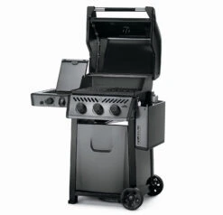 Napoleon Freestyle 365 Gasgrill, Graphit - Mit Sizzle Zone - Modell 2023 - X-DEAL Inkl. Drehspiess -Napoleon Napoleon Freestyle 365 Side Sizzle Zone offen