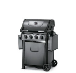 Napoleon Freestyle 425 Gasgrill, Graphit - Modell 2023 - X-DEAL Inkl. Drehspiess 20 Napoleon Freestyle 425 Gasgrill, Graphit - Modell 2023 - X-DEAL Inkl. Drehspiess -Napoleon Napoleon Freestyle 425 Gasgrill Seiten abgeklappt 2