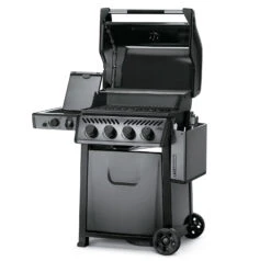 Napoleon Freestyle 425 Gasgrill, Graphit - Mit Sizzle Zone - X-DEAL Inkl. Grillplatte Und Plancha Tool-Set 25 Napoleon Freestyle 425 Gasgrill, Graphit - Mit Sizzle Zone - X-DEAL Inkl. Grillplatte Und Plancha Tool-Set -Napoleon Napoleon Gasgrill Freestyle 425 Sizzle Zone Seite abgeklappt 2