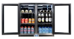 Napoleon Outdoor - Kühlschrank, 210 Liter, 2-türig Mit Doppelverglasung Und LED Beleuchtung - Wasserdicht Nach IP24 24 Napoleon Outdoor - Kühlschrank, 210 Liter, 2-türig Mit Doppelverglasung Und LED Beleuchtung - Wasserdicht Nach IP24 -Napoleon Napoleon Outdoor Kueche Kuehlschrank beide Tueren offen
