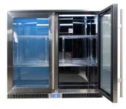 Napoleon Outdoor - Kühlschrank, 210 Liter, 2-türig Mit Doppelverglasung Und LED Beleuchtung - Wasserdicht Nach IP24 36 Napoleon Outdoor - Kühlschrank, 210 Liter, 2-türig Mit Doppelverglasung Und LED Beleuchtung - Wasserdicht Nach IP24 -Napoleon Napoleon Outdoor Kueche Kuehlschrank leer Tuer offen rechts