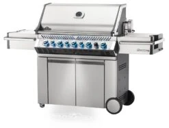 Napoleon Prestige Pro 665-3 Edelstahl Gasgrill Inkl. Drehspieß - X-DEAL Inkl. Napoleon Holzkohlegrill Kugelgrill Ø 57cm -Napoleon Napoleon Prestige Pro 665 Edelstahl Gasgrill side 3