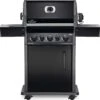 Napoleon Rogue 425 Gasgrill - All Black - Mit Seitenbrenner - Hero Modell 2023 Mit Heckbrenner Inkl. Drehspieß Und Abdeckhaube