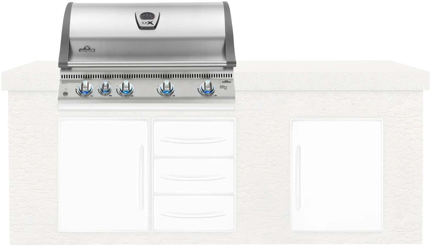 Napoleon LEX 605 Edelstahl Einbaugrill Gas - Modell 2023 2 Napoleon LEX 605 Edelstahl Einbaugrill Gas - Modell 2023 – Bild 2